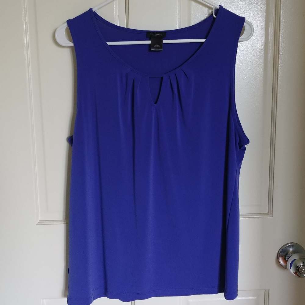 Ann Taylor Keyhole Blouse